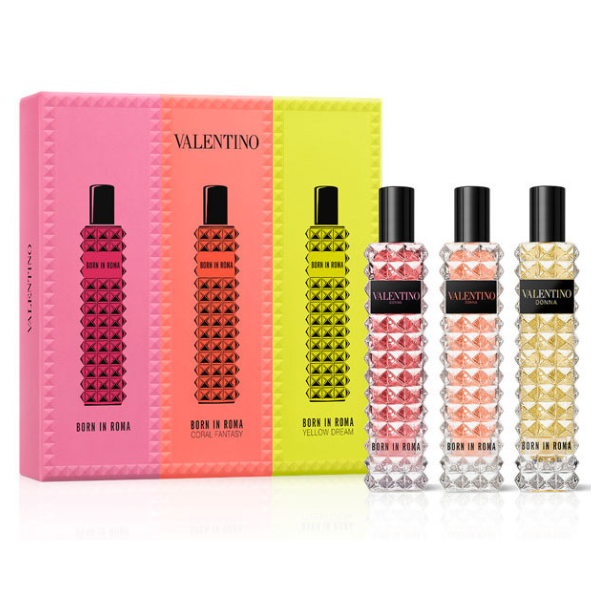 Perfume Valentino Set  Donna Born in Roma 3x 15 ML EDP Mujer