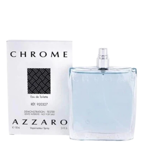 Perfume Azzaro Chrome EDT 100 ML Hombre Tester (Sin Tapa)